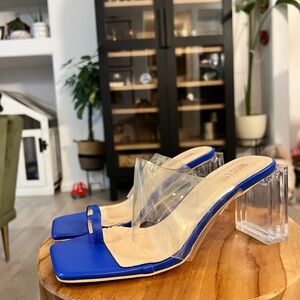 Blue heels